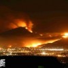The "Old Fire" burned night and day for two weeks in 2003