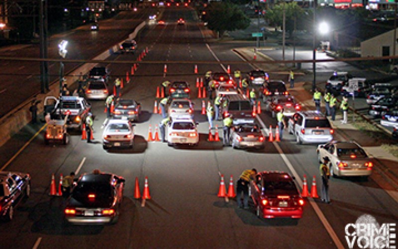 Sobriety Checkpoint Snags 5, Cites 18