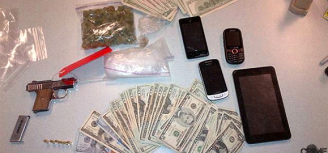 Routine Traffic Stop Produces Guns, Money, & Drugs