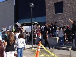 One of many Andy Lopez protest demonstrations.