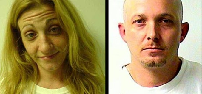 Meth addled couple arrested in traffic stop