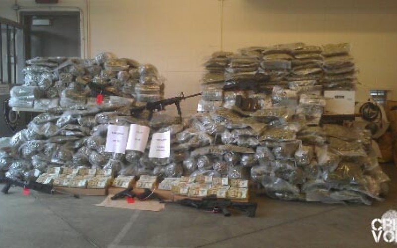 $2.5 Million in Pot and Ammunition Seized