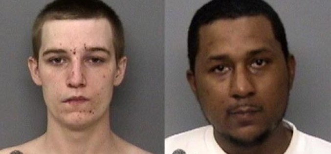 Dispute leads to armed robbery arrest for two men