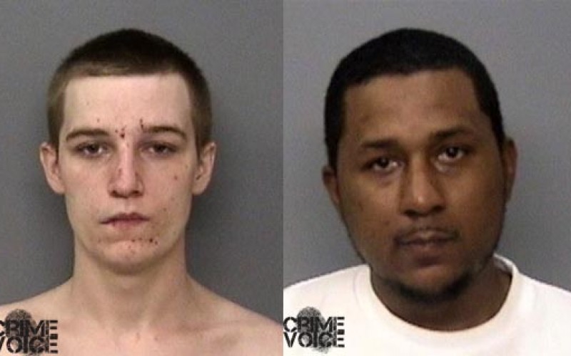 Dispute leads to armed robbery arrest for two men