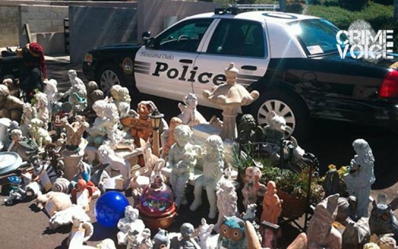 Lawn Statue Thieves Nabbed