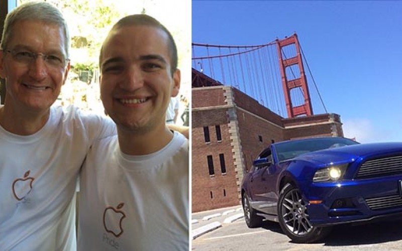 Soused “Apple specialist”  drives car onto Golden Gate Bridge walkway, gets stuck, gets arrested