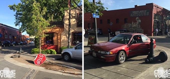 Broken brake light on a stolen car leads to arrest of wanted felon