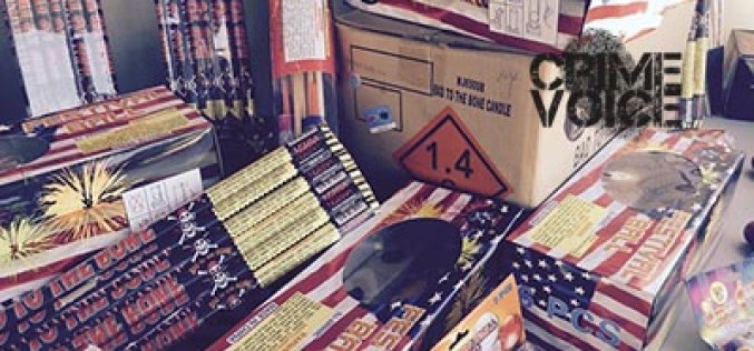 Gas Station Thief Busted for Possession of Fireworks