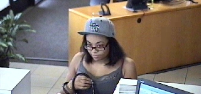 Police Search for Young Female Bank Robber