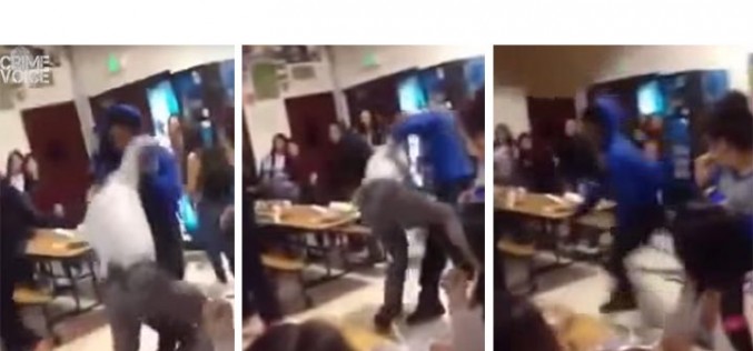 Principal Body Slammed to Ground during Sacramento High School Brawl