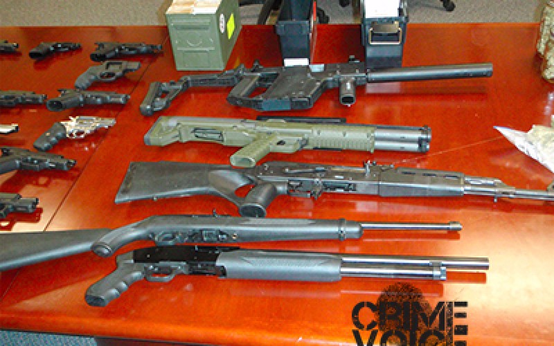 Victorville Raid Nets 22 Firearms in Possession of Felon, Gang Member