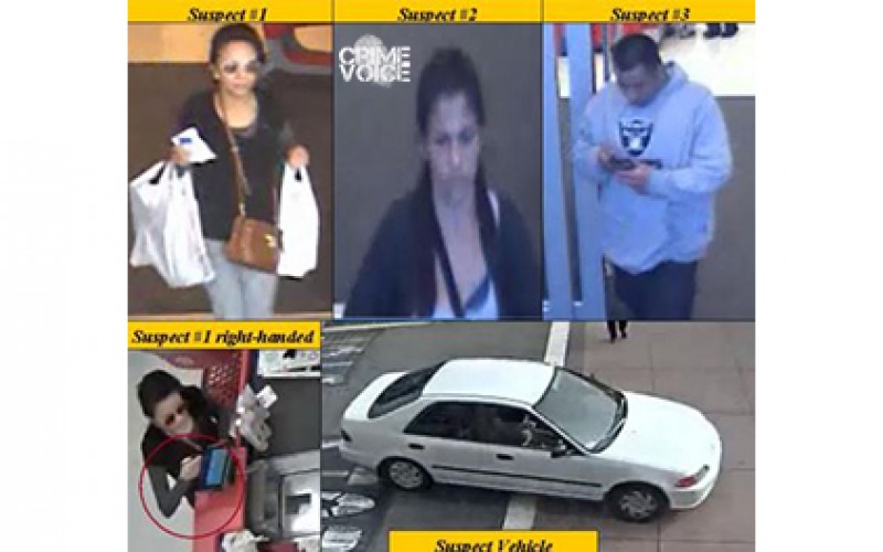 Pomona Police Need Your Help: Car Burglars Go On Stolen Credit Card Shopping Sprees