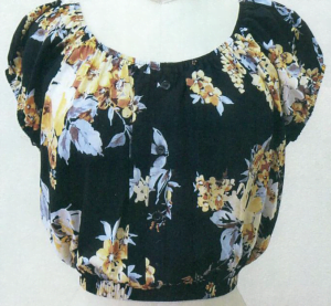 Evidence photo of victim's blouse