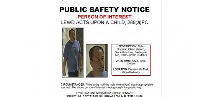 LA Detectives Ask for Help Searching for Sexual Assault Suspect