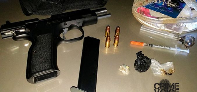 Three Arrested for Drugs, Gun Possession