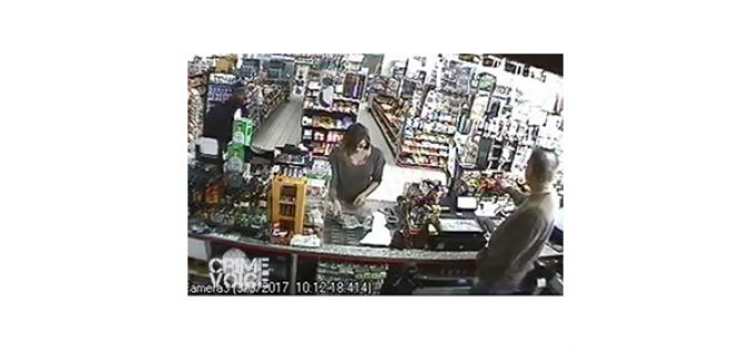 Man Attempts to Snatch Cash off of Store Counter