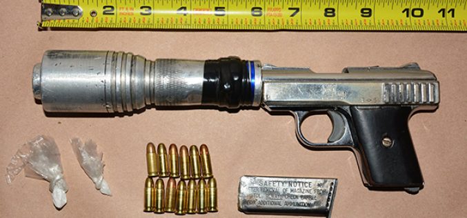 Unlicensed Driver Found with Home-made Handgun Silencer