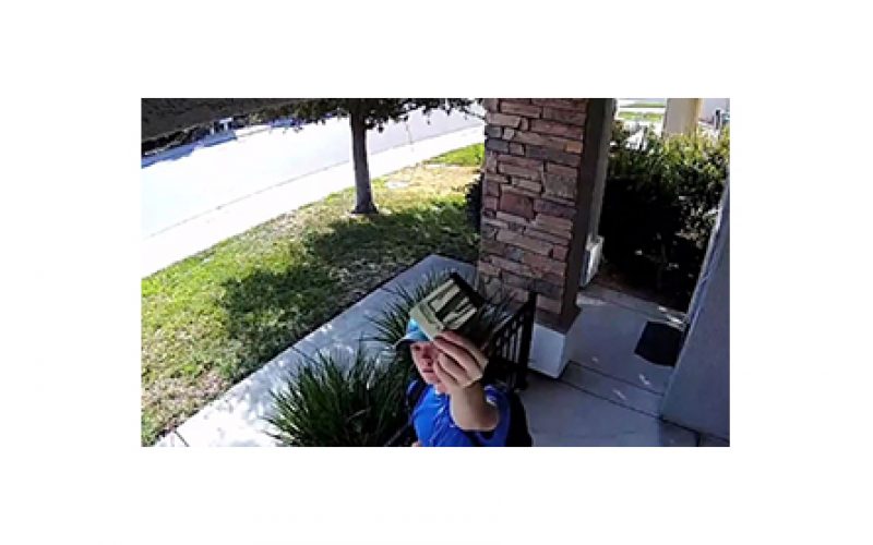 Home Security Cam Catches $1,500 Good Deed