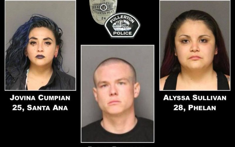 Vehicle Code Stop Yields Three Arrests