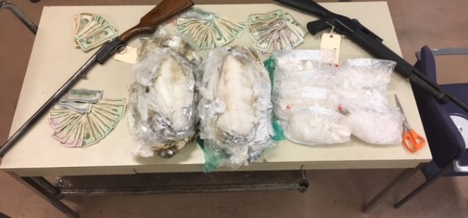 Drugs, Guns and Cash Seized in Bust