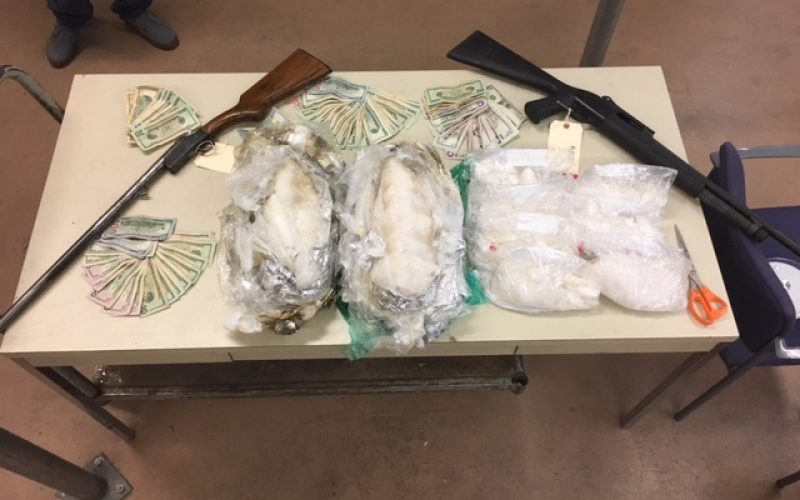 Drugs, Guns and Cash Seized in Bust