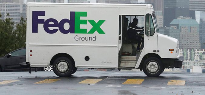 Man Arrested on Suspicion of Stealing a FedEx Delivery Truck