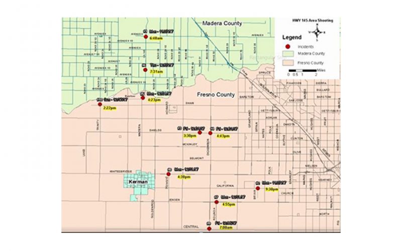 UPDATE – Random Shootings Trending in Fresno and Madera County