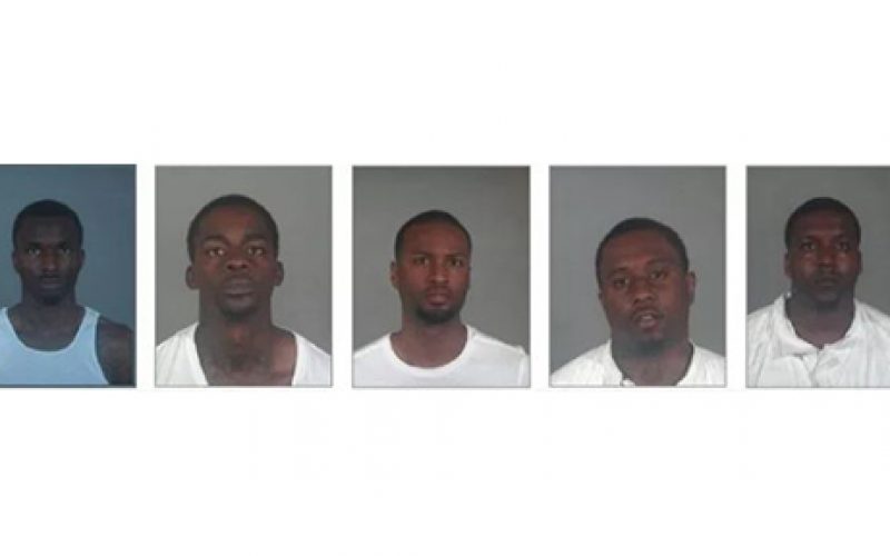 Five Bank-Jugging Suspects Arrested on Multiple Charges