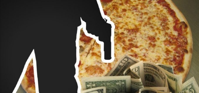 $100K Bail for Robbery of Pizza