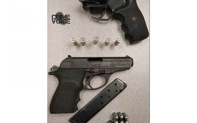 Two Stolen Guns Recovered in Car