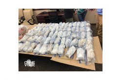 Search of car leads to 67-pound haul of methamphetamine