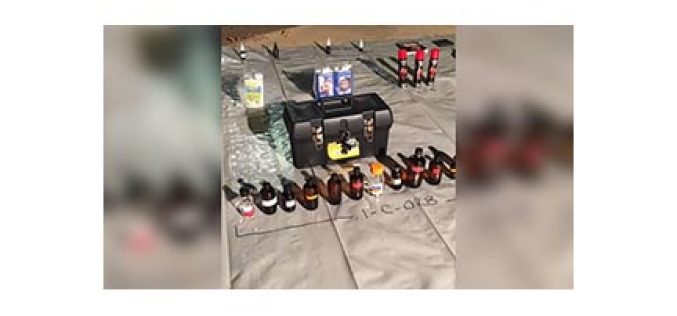 Drug Lab Operator Injured, Busted, Arrested