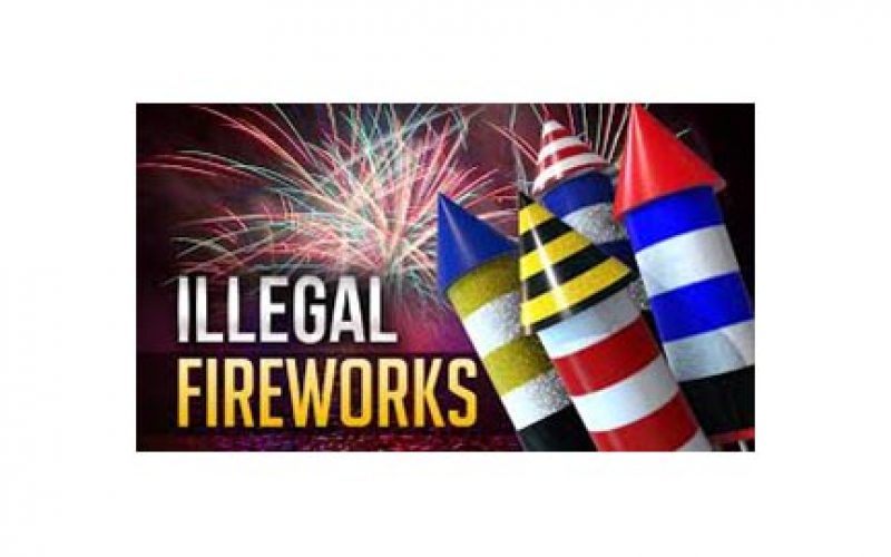 Suspect in Custody for Illegal Fireworks Possession and Sales