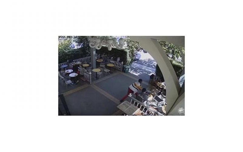 YouTube Video Shows Snatch and Grab at Outdoor Café