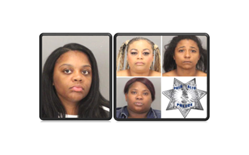 Five Female Shoplifters busted at Stanford Mall in Various Incidents