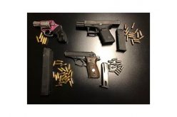 Three Gang Members with Guns Arrested