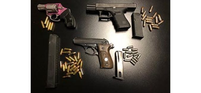 Three Gang Members with Guns Arrested