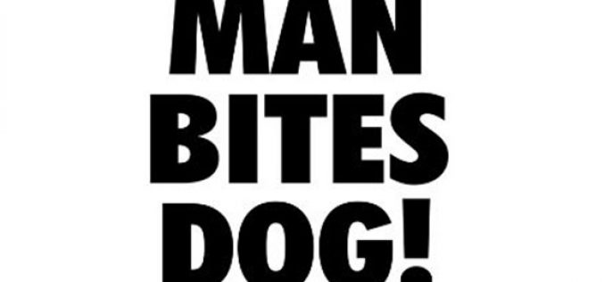 Man Bites Dog…Under its Left Eye