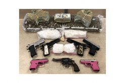 3 Warrants at 3 Locations Yield Drugs, Guns, Cash, 3 Arrests