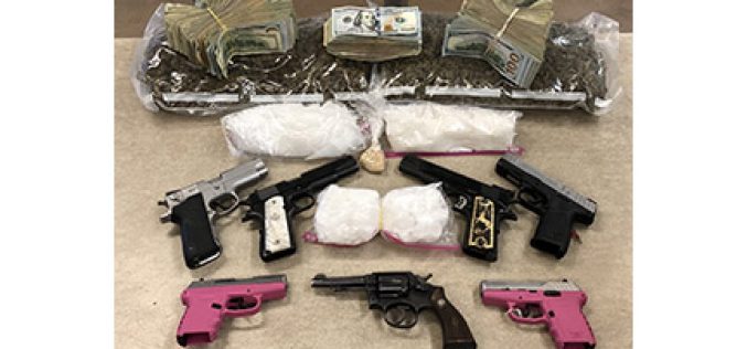 3 Warrants at 3 Locations Yield Drugs, Guns, Cash, 3 Arrests