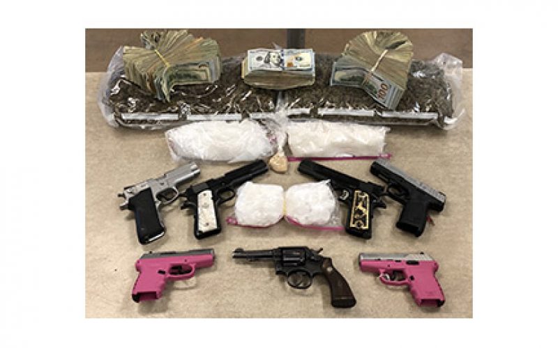 3 Warrants at 3 Locations Yield Drugs, Guns, Cash, 3 Arrests