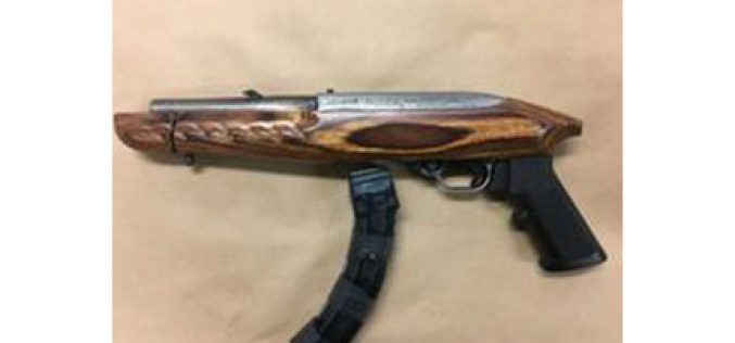 Probationer Arrested in Possession of Fully Loaded Sawed-Off Rifle