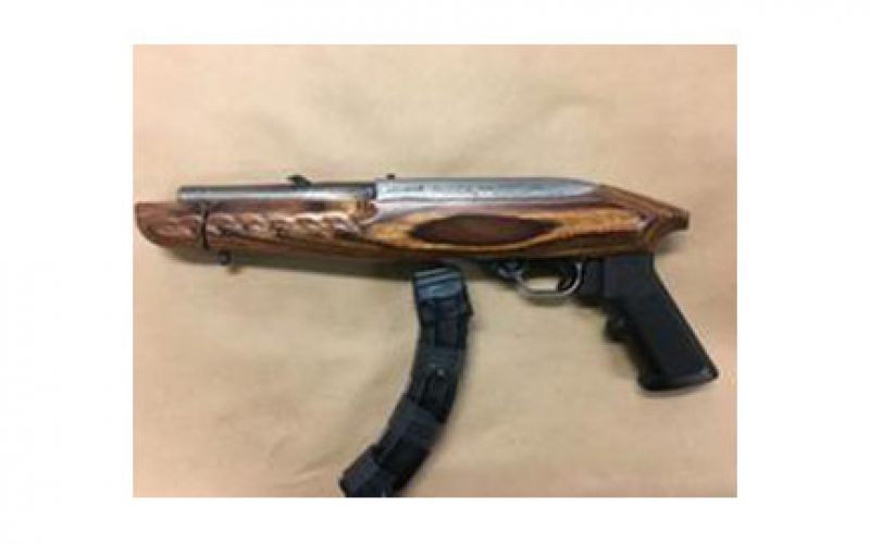 Probationer Arrested in Possession of Fully Loaded Sawed-Off Rifle