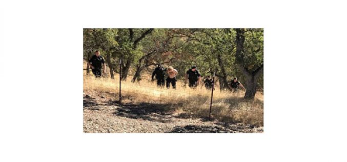 Shirtless Man Flees Altercation, Caught in a Nearby Field