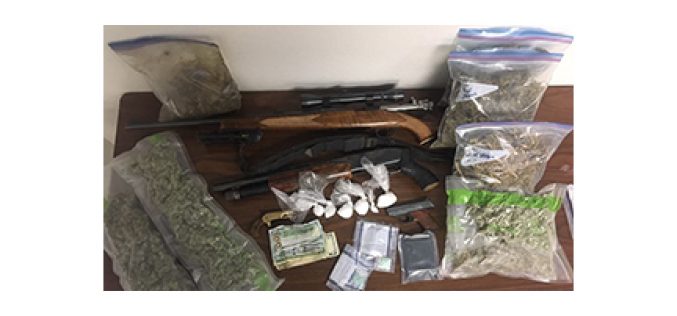 Task Force Seizure of Meth, Marijuana, Guns