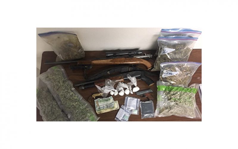 Task Force Seizure of Meth, Marijuana, Guns