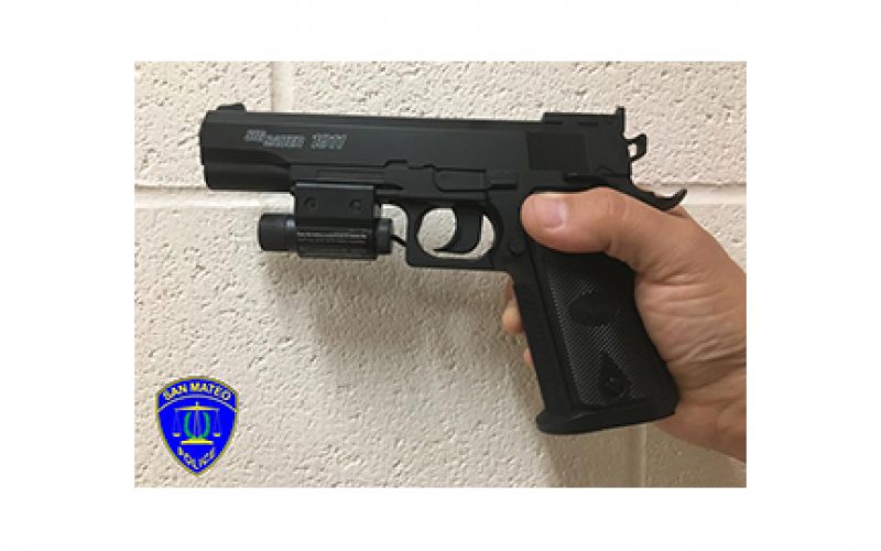 Man Brandishing Replica Handgun Quickly Arrested