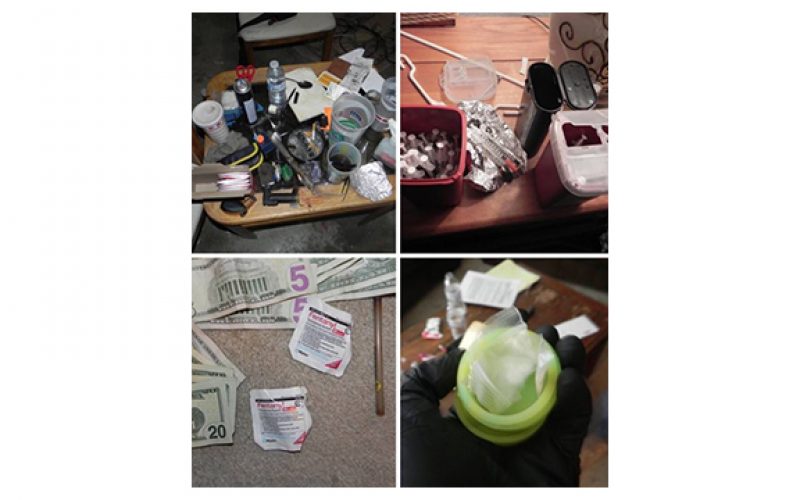 Search warrant results in three arrests and drug seizure