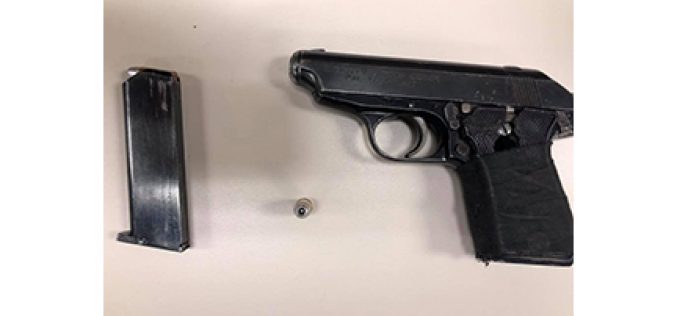 Felon with loaded gun resists arrest at first