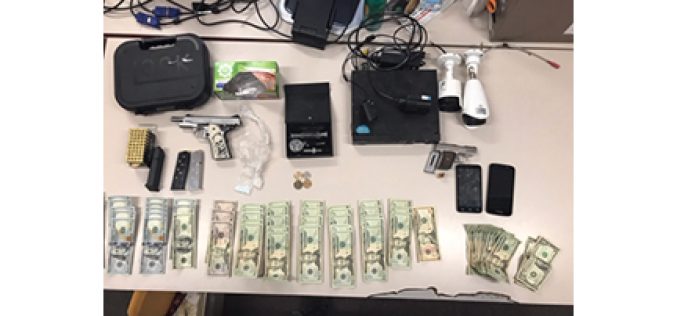 Traffic stop leads to house with drugs, guns